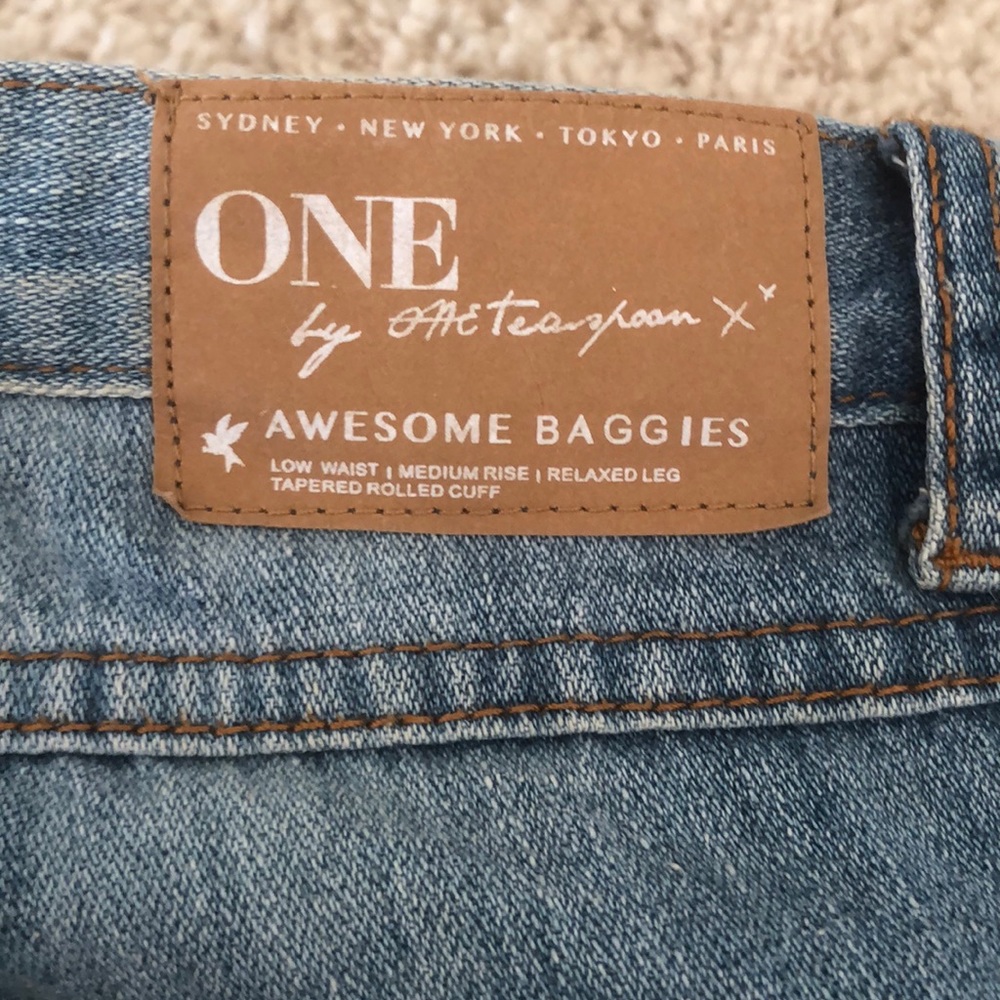 Distressed jeans